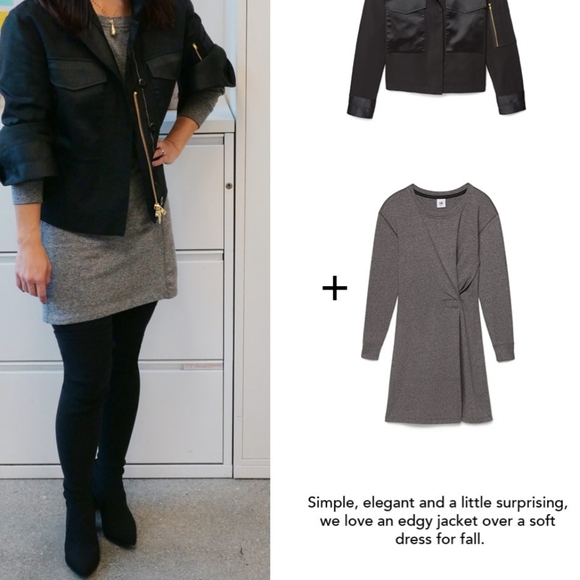 CAbi Obsidian🌞 Put On Crewneck Dress #3650 - Picture 6 of 16